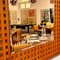 Miroir avec Cadre en Noyer Damier, Italie, 1960s 2