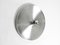 Large Mid-Century Space Age Round Aluminum Ceiling or Wall Lamp from Honsel, 1960s 3