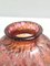 Vase Diaspora Vintage Rose Irisé en Verre Soufflé Gravé attribué à Loetz, 1920s 7