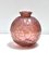 Vase Diaspora Vintage Rose Irisé en Verre Soufflé Gravé attribué à Loetz, 1920s 5
