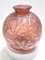 Vase Diaspora Vintage Rose Irisé en Verre Soufflé Gravé attribué à Loetz, 1920s 6