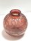 Vase Diaspora Vintage Rose Irisé en Verre Soufflé Gravé attribué à Loetz, 1920s 4