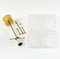 Mid-Century Crystal Glass and Brass Pendant attributed to Carl Fagerlund for Orrefors, Sweden, 1960s 10