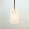 Mid-Century Crystal Glass and Brass Pendant attributed to Carl Fagerlund for Orrefors, Sweden, 1960s 5