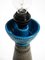 Blaue Rimini Tischlampe aus Keramik von Aldo Londi für Bitossi, Italien, 1960er 9