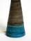 Blaue Rimini Tischlampe aus Keramik von Aldo Londi für Bitossi, Italien, 1960er 13