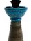 Blaue Rimini Tischlampe aus Keramik von Aldo Londi für Bitossi, Italien, 1960er 8
