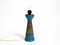Blaue Rimini Tischlampe aus Keramik von Aldo Londi für Bitossi, Italien, 1960er 6