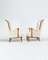 Set of Swedish Lounge Chairs in Cream Boucle by Carl Malmsten for O.H. Sjögren, 1950s, Image 2