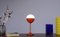 Pop Art Orange Table Lamp by Egon Hillebrand for Hillebrand, 1970s, Image 11