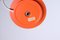 Pop Art Orange Table Lamp by Egon Hillebrand for Hillebrand, 1970s, Image 13