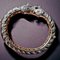 Bangle Bracelet in 18 Karat White and Yellow Gold with Diamonds, Rubies and Enamel Elephant Heads 5