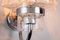 Wall Lamps with Chromed Frame and Bubble Glass Shades from Glashütte Limburg, Set of 2 10