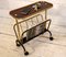 Mid-Century Magazine Table in Aluminum, Brass and Formica by Ico and Luisa Parisi for MG, 1960s, Image 7