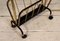 Mid-Century Magazine Table in Aluminum, Brass and Formica by Ico and Luisa Parisi for MG, 1960s, Image 13