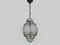 Venetian Cage Lantern Suspension in Milk Glass, Murano, Italy, 1970s-1980s 5