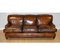 Hand-Dyed Leather Sofa in the style of Howard & Sons 2