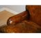 Hand-Dyed Leather Sofa in the style of Howard & Sons 5