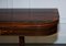 Georgian Folding Games Table with Brass Castors 15