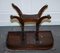 Georgian Folding Games Table with Brass Castors 20