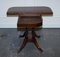 Georgian Folding Games Table with Brass Castors 6