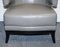 Round Back Armchairs in Grey Leather with Studs from Coach House, Set of 2, Image 6