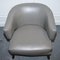 Round Back Armchairs in Grey Leather with Studs from Coach House, Set of 2, Image 11