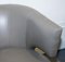 Round Back Armchairs in Grey Leather with Studs from Coach House, Set of 2, Image 9