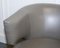 Round Back Armchairs in Grey Leather with Studs from Coach House, Set of 2, Image 8