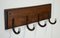 Vintage Art Deco Sterling Siilver Mounted Hat Coat Wall Rack, 1920 2