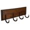 Vintage Art Deco Sterling Siilver Mounted Hat Coat Wall Rack, 1920 1
