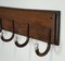 Vintage Art Deco Sterling Siilver Mounted Hat Coat Wall Rack, 1920 9