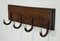 Vintage Art Deco Sterling Siilver Mounted Hat Coat Wall Rack, 1920 5