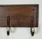 Vintage Art Deco Sterling Siilver Mounted Hat Coat Wall Rack, 1920 4