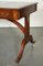Vintage Regency Style Desk with Green Leather 6