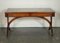 Vintage Regency Style Desk with Green Leather 14