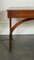 Vintage Regency Style Desk with Green Leather 8