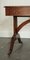Vintage Regency Style Desk with Green Leather 10