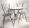 Vintage Dining Set with 1 Table and 2 Chairs, Image 5
