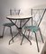Vintage Dining Set with 1 Table and 2 Chairs, Image 2