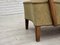 Fauteuil en Velours Vert Clair & Bois de Hêtre, Danemark, 1960s 5