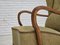 Fauteuil en Velours Vert Clair & Bois de Hêtre, Danemark, 1960s 7