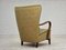 Fauteuil en Velours Vert Clair & Bois de Hêtre, Danemark, 1960s 12