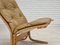Fauteuil en Cuir Modèle Siesta par Ingmar Relling pour Westnofa, Norvège, 1970s 11