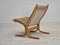 Fauteuil en Cuir Modèle Siesta par Ingmar Relling pour Westnofa, Norvège, 1970s 13