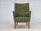 Fauteuil en Laine Verte et Bois de Teck, Danemark, 1960s 1