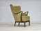 1960er, Dänischer Sessel von Slagelse Møbelværk, Modell 157, Velours. 17