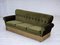 Danish 3-Seater Sofa in Green Furniture Velour & Ash Wood Legs, 1970s, Image 17