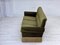 Danish 3-Seater Sofa in Green Furniture Velour & Ash Wood Legs, 1970s, Image 19