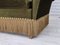 Danish 3-Seater Sofa in Green Furniture Velour & Ash Wood Legs, 1970s, Image 2